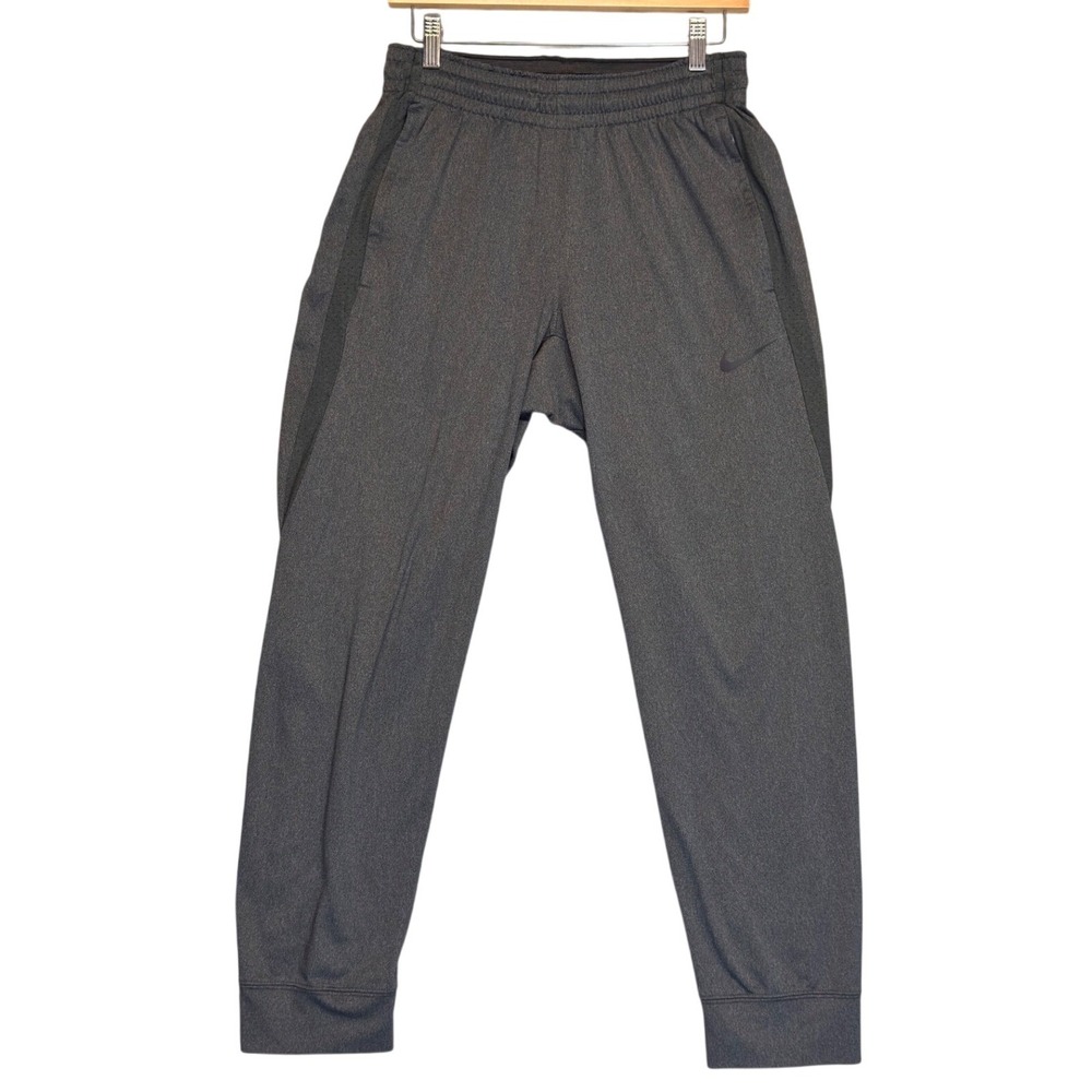 Nike Dri-FIT Training Jogger Pants Gray‎ Mens Med Tapered Athletic Pockets